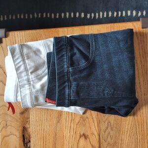 2 bundle Spanx Jeanish leggings size L